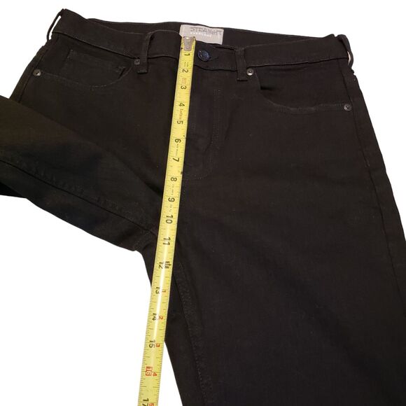 Everlane Black Authentic Stretch Mid Rise Skinny Jeans Womens 32x32 - Picture 6 of 13